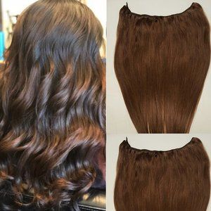 20″ Machine Weft Hair Weave, Sew In,100 grams,100% Human Hair Extensions # 4